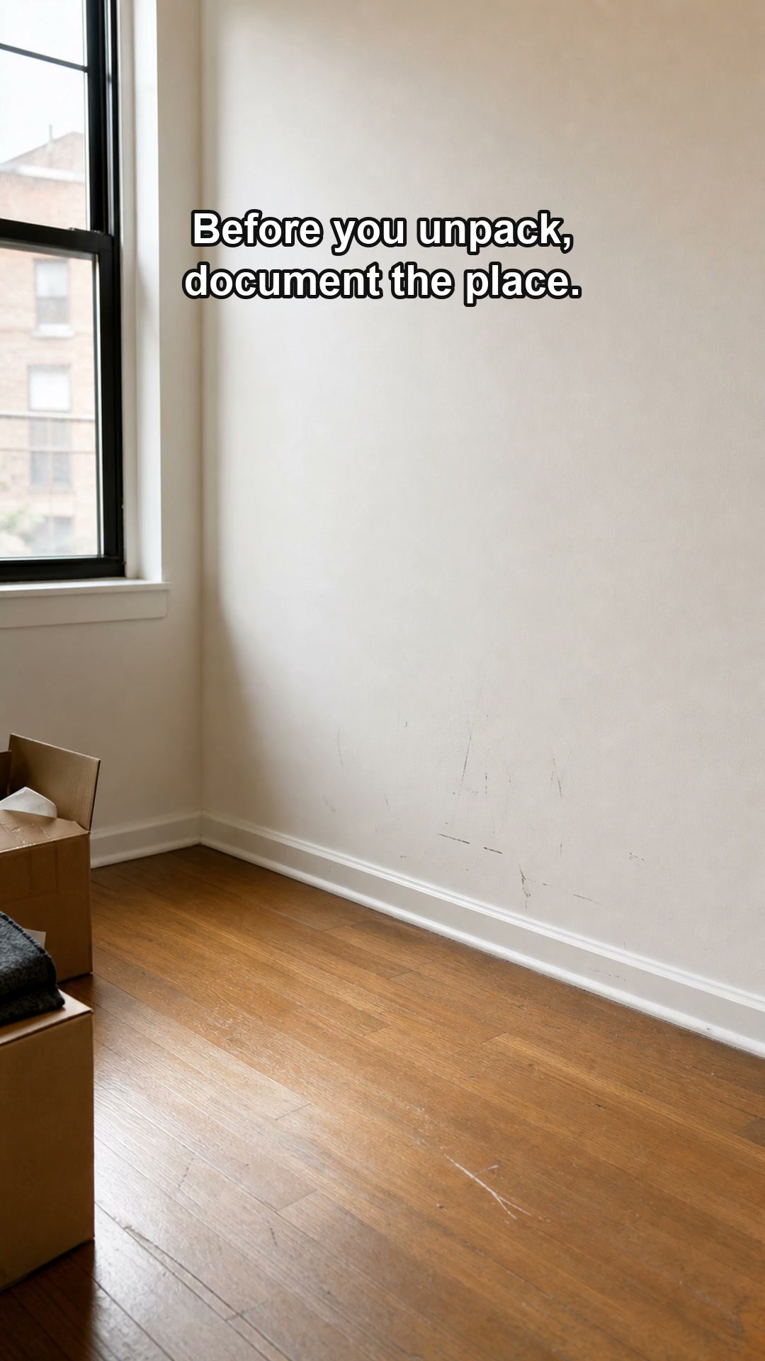 DepositProof app demo showing rental move-in photo records
