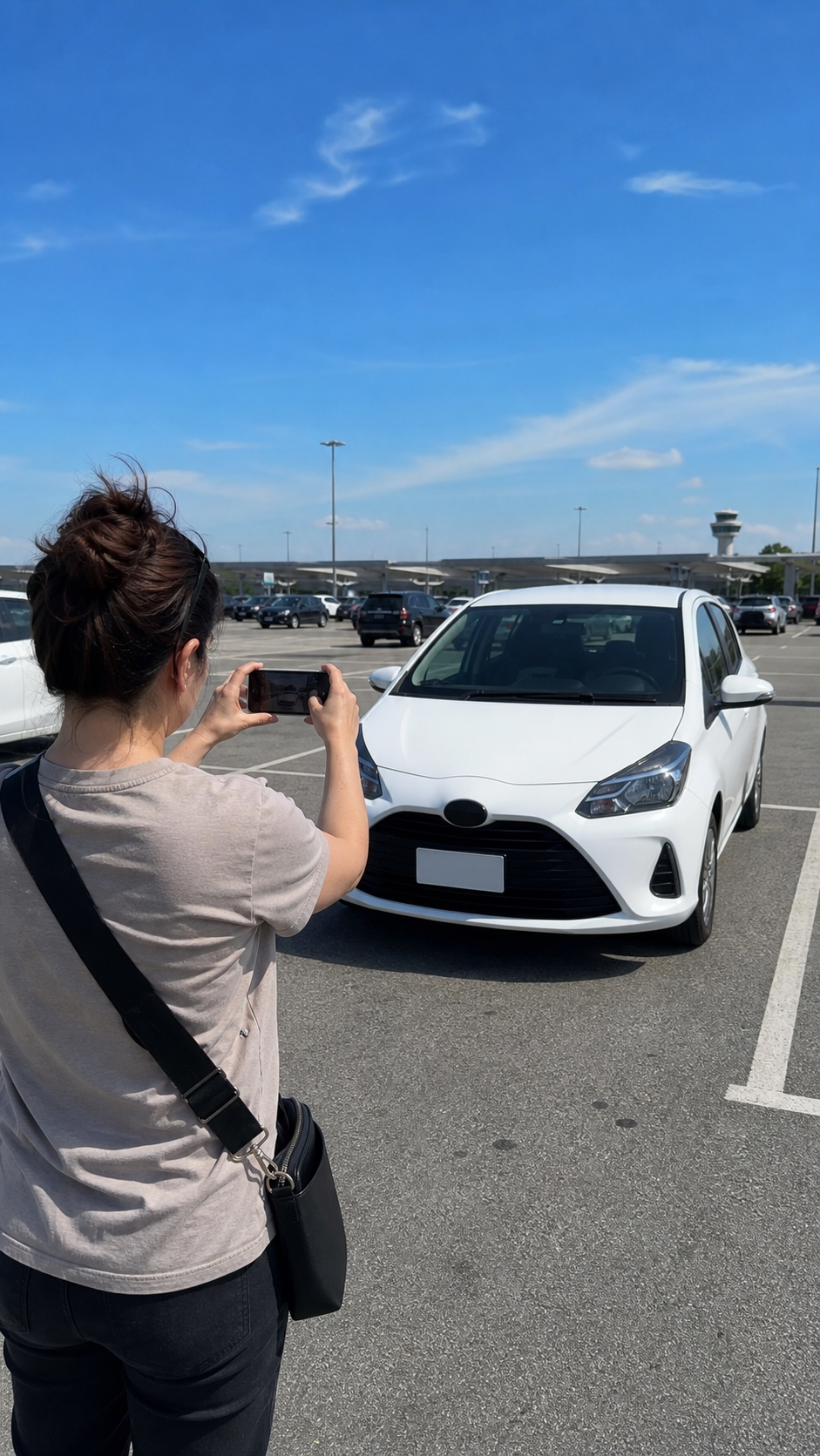Rental car pickup photo for DriveProof